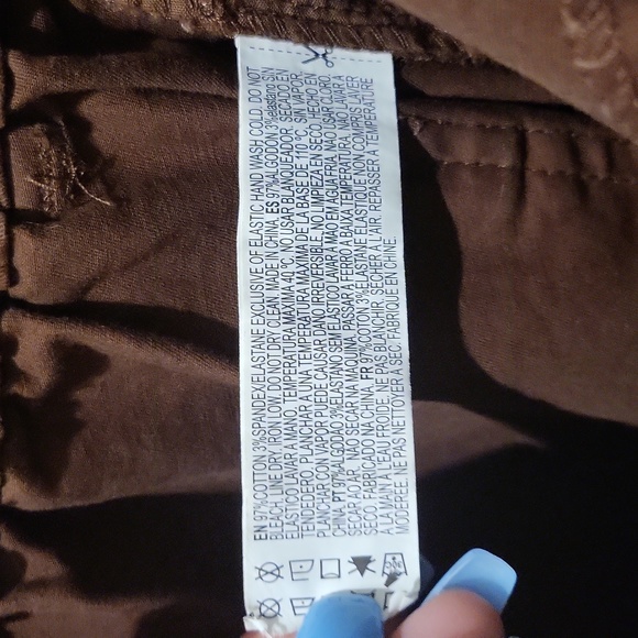 FOREVER 21 EUC Brown Cargo Pants Size 4 - Picture 6 of 7